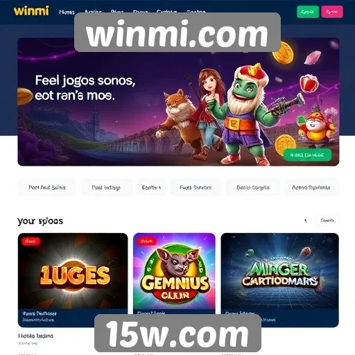 Avaliação dos jogos disponíveis em winmi.com